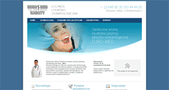 Desktop Screenshot of euromedkabaty.pl